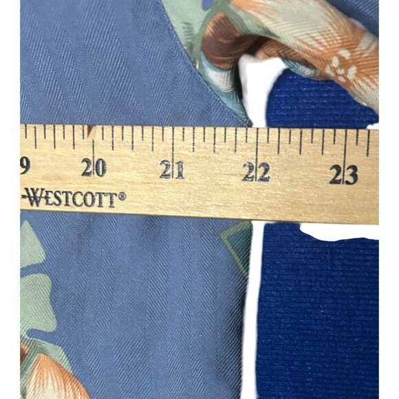 Tommy Bahama Mens Hawaiian Button-Up Shirt Size M Blue Tropical Pineapple Print - Picture 12 of 12